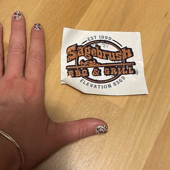 Sagebrush BBQ sticker - Picture 3 of 5